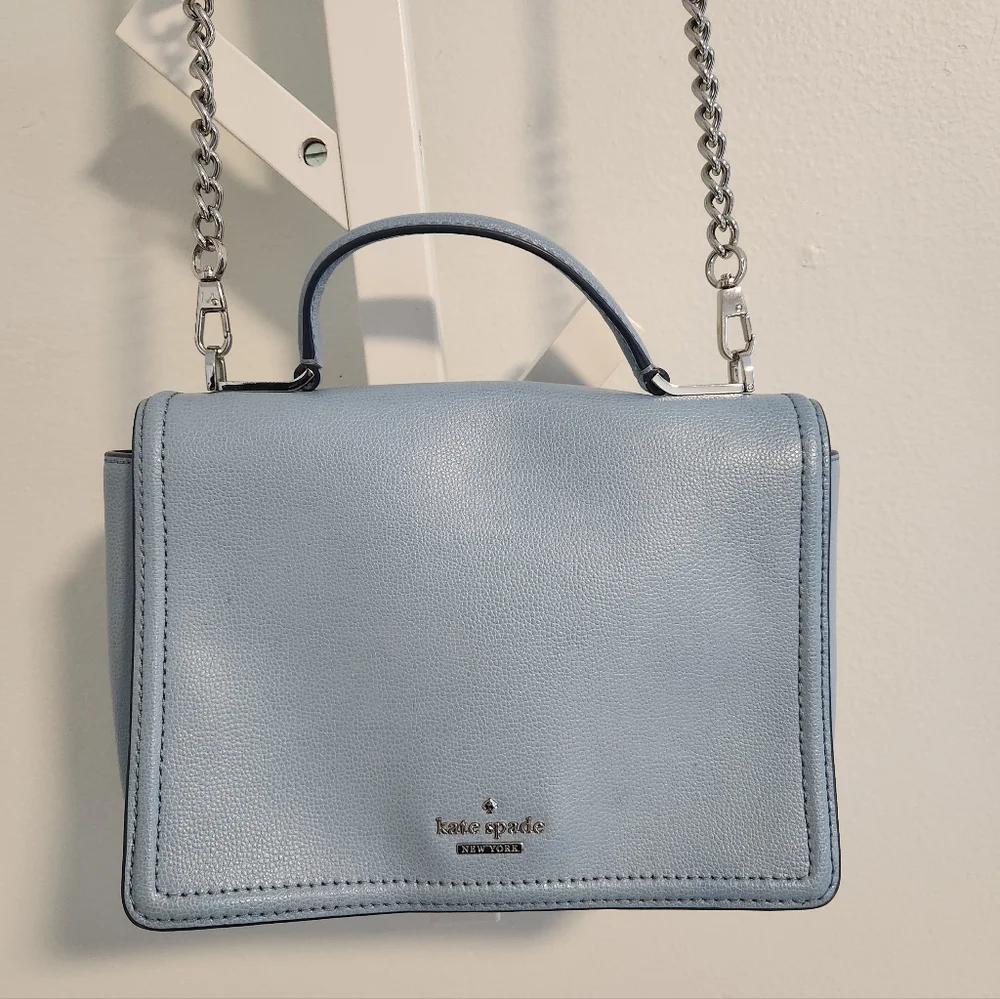 Kate Spade Patterson Drive Medium Maisie Crossbody Bag -‎ Blue Dawn Leather